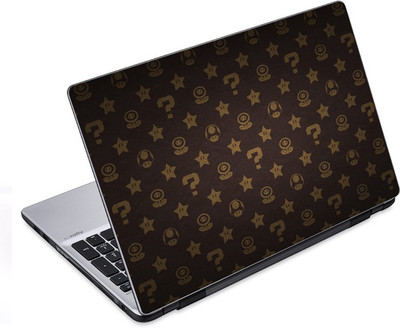 

ezyPRNT Brown Super Mario Powers Pattern (14 to 14.9 inch) Vinyl Laptop Decal 14