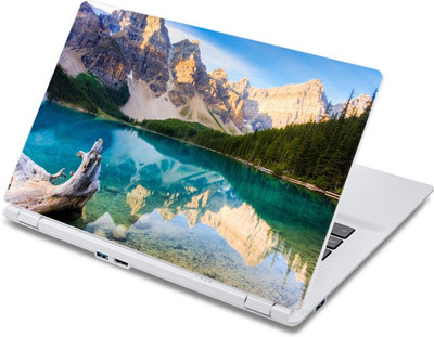 

ezyPRNT Wonderful Mountain Range and Lake Nature (13 to 13.9 inch) Vinyl Laptop Decal 13