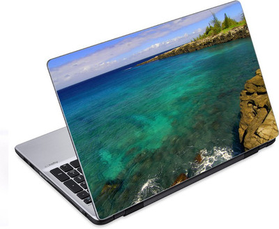 

ezyPRNT A beautiful beach Nature (14 to 14.9 inch) Vinyl Laptop Decal 14