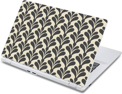 

ezyPRNT Grey Floral Qued Pattern (13 to 13.9 inch) Vinyl Laptop Decal 13