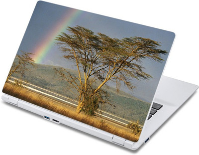 

ezyPRNT Rinbow and Tree Nature (13 to 13.9 inch) Vinyl Laptop Decal 13