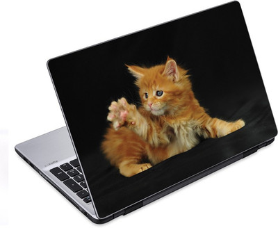 

ezyPRNT Cat's Paws Pet Animal (14 to 14.9 inch) Vinyl Laptop Decal 14