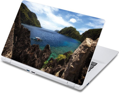 

ezyPRNT The Earth's Awesome View Landscape Nature (13 to 13.9 inch) Vinyl Laptop Decal 13