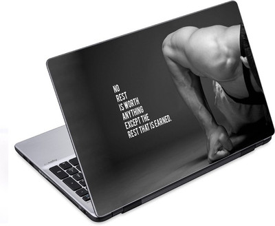 

ezyPRNT The Pushups Motivation Quote (14 to 14.9 inch) Vinyl Laptop Decal 14