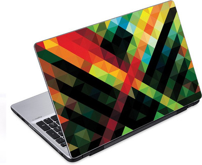 

ezyPRNT Abstract Colorful Triangle Combination Pattern (14 to 14.9 inch) Vinyl Laptop Decal 14