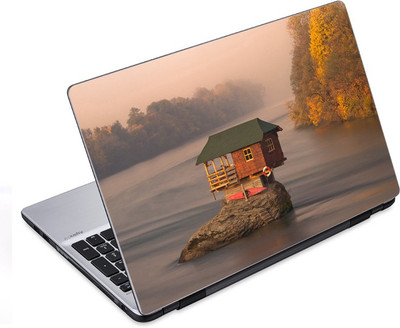 

ezyPRNT Amazing River Hut Nature (14 to 14.9 inch) Vinyl Laptop Decal 14