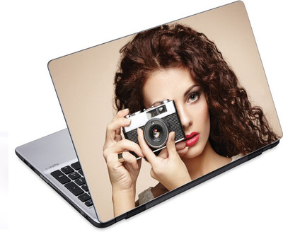 

ezyPRNT Beautiful Girl wth Camera (14 to 14.9 inch) Vinyl Laptop Decal 14