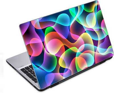 

ezyPRNT Multicolor Abstract Line Pattern (14 to 14.9 inch) Vinyl Laptop Decal 14
