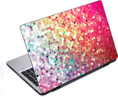 

ezyPRNT Colorful Glowing Bulbs Pattern (14 to 14.9 inch) Vinyl Laptop Decal 14
