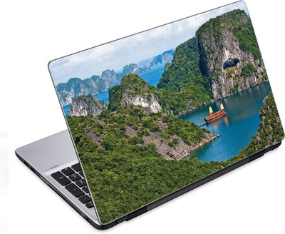 

ezyPRNT Amazing Islands in Sea Landscape Nature (14 to 14.9 inch) Vinyl Laptop Decal 14