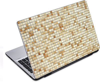 

ezyPRNT Brown Textured Squares Pattern (14 to 14.9 inch) Vinyl Laptop Decal 14