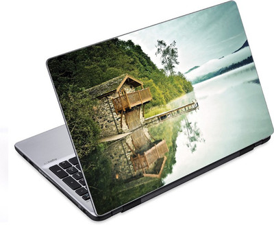 

ezyPRNT Hut at Amazing Place Landscape Nature (14 to 14.9 inch) Vinyl Laptop Decal 14