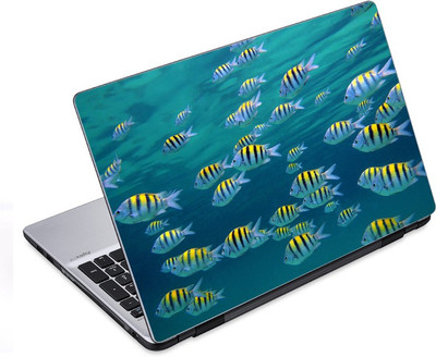 

ezyPRNT The Fishes Family Aquatic (14 to 14.9 inch) Vinyl Laptop Decal 14