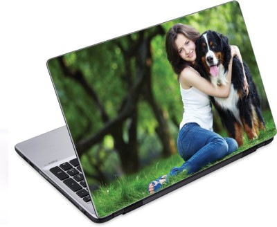 

ezyPRNT I Love my Doggy Pet Animal (14 to 14.9 inch) Vinyl Laptop Decal 14