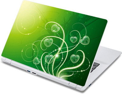 

ezyPRNT Green Fantasy Floral Pattern (13 to 13.9 inch) Vinyl Laptop Decal 13