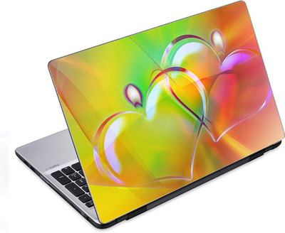 

ezyPRNT Enlightened Transparent Hearts (14 to 14.9 inch) Vinyl Laptop Decal 14