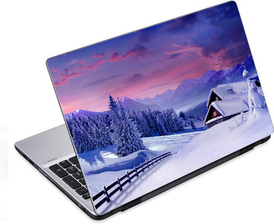

ezyPRNT Homes in snow Nature (14 to 14.9 inch) Vinyl Laptop Decal 14