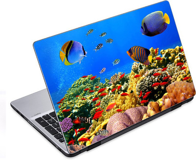 

ezyPRNT The Deep Sea Beauty Aquarium Style (14 to 14.9 inch) Vinyl Laptop Decal 14