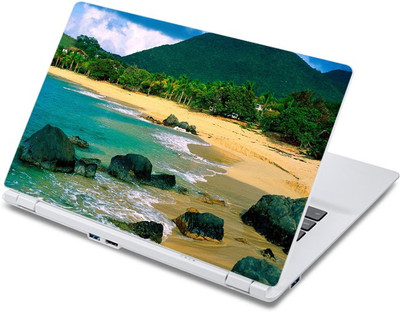 

ezyPRNT The Green Beach (13 to 13.9 inch) Vinyl Laptop Decal 13