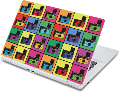 

ezyPRNT Colorful Cameras Collage (13 to 13.9 inch) Vinyl Laptop Decal 13