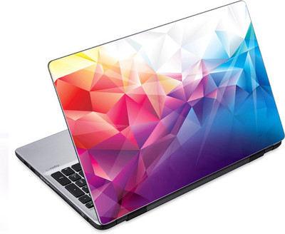 

ezyPRNT Distorted 3D Pyramids Pattern (14 to 14.9 inch) Vinyl Laptop Decal 14