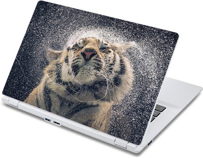 

ezyPRNT Tiger removing Snow Wildlife (13 to 13.9 inch) Vinyl Laptop Decal 13