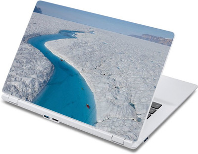

ezyPRNT Ice Land and River Nature (13 to 13.9 inch) Vinyl Laptop Decal 13