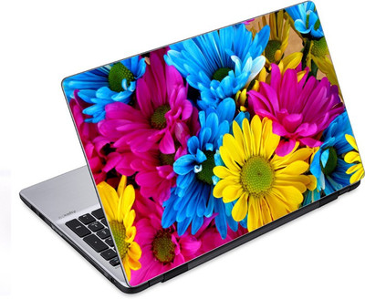 

ezyPRNT Colorful Sunflowers (14 to 14.9 inch) Vinyl Laptop Decal 14