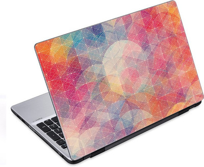 

ezyPRNT Multicolor White Dotted Pattern (14 to 14.9 inch) Vinyl Laptop Decal 14