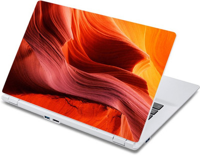 

ezyPRNT Liquid Orange Brown Texture Pattern (13 to 13.9 inch) Vinyl Laptop Decal 13