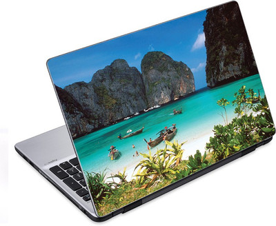 

ezyPRNT The Beach (14 to 14.9 inch) Vinyl Laptop Decal 14