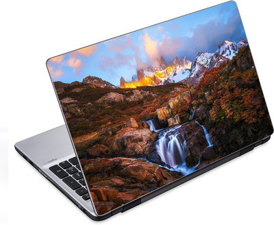 

ezyPRNT Winter Waterfall Brook Nature (14 to 14.9 inch) Vinyl Laptop Decal 14
