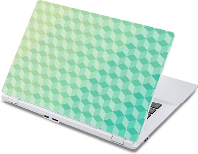 

ezyPRNT Green 3D Cubes Pattern (13 to 13.9 inch) Vinyl Laptop Decal 13