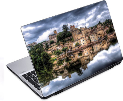 ezyPRNT The Huge Villa at the River Bank Nature (14 to 14.9 inch) Vinyl Laptop Decal 14