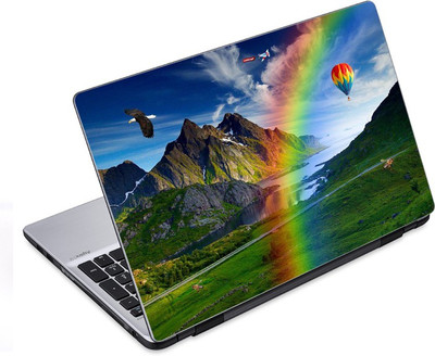 

ezyPRNT Rainbow and Hot Balloon (14 to 14.9 inch) Vinyl Laptop Decal 14