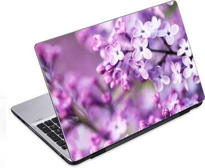 

ezyPRNT Purple Spring Flowers (14 to 14.9 inch) Vinyl Laptop Decal 14