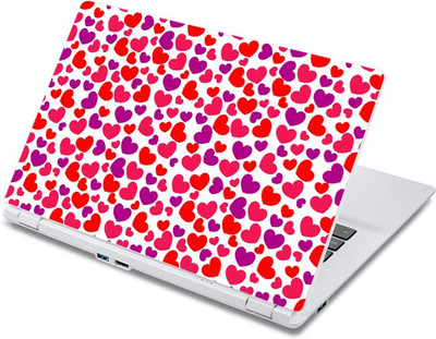 

ezyPRNT Colorful Heart Pattern (13 to 13.9 inch) Vinyl Laptop Decal 13