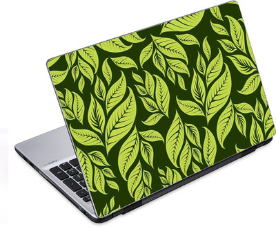 

ezyPRNT Green Leaves Floral Pattern (14 to 14.9 inch) Vinyl Laptop Decal 14