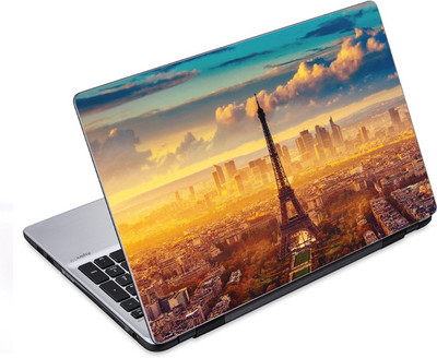 

ezyPRNT The Amazing Eiffel Tower City (14 to 14.9 inch) Vinyl Laptop Decal 14