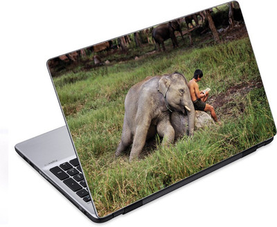 

ezyPRNT Haathi Tera Saathi Wildlife (14 to 14.9 inch) Vinyl Laptop Decal 14
