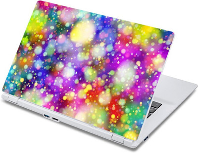 

ezyPRNT Blurred Multicolor Dots Pattern (13 to 13.9 inch) Vinyl Laptop Decal 13