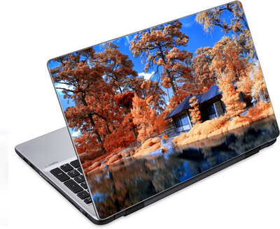 

ezyPRNT Trees at River Bank Nature (14 to 14.9 inch) Vinyl Laptop Decal 14