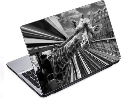 

ezyPRNT Giraffe in Train Wildlife (14 to 14.9 inch) Vinyl Laptop Decal 14