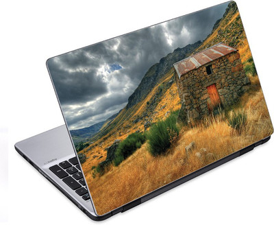 

ezyPRNT Dark Clouds Irregular Lands Nature (14 to 14.9 inch) Vinyl Laptop Decal 14