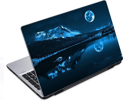 

ezyPRNT Snow Mountain With Full Moon (14 to 14.9 inch) Vinyl Laptop Decal 14