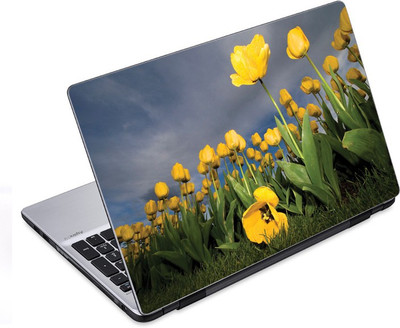 

ezyPRNT Garden with Yellow Flowers Nature (14 to 14.9 inch) Vinyl Laptop Decal 14