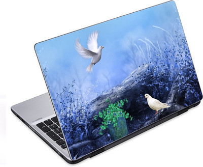 

ezyPRNT White Pegions - the Love Birds Nature (10 to 10.9 inch) Vinyl Laptop Decal 10