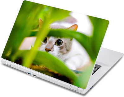 

ezyPRNT White Cat (13 to 13.9 inch) Vinyl Laptop Decal 13