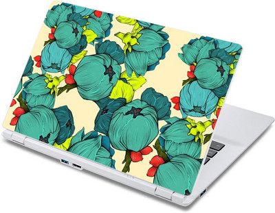 

ezyPRNT Green Dahelia Pattern (13 to 13.9 inch) Vinyl Laptop Decal 13