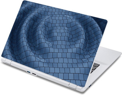 ezyPRNT Still Water Wavy Solid Pattern (13 to 13.9 inch) Vinyl Laptop Decal 13